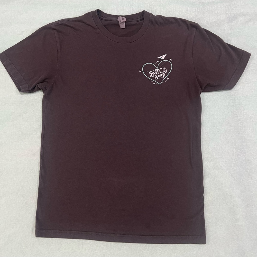 Buff City Soap Short Sleeve Tee - Gray - Small - Scent with Love